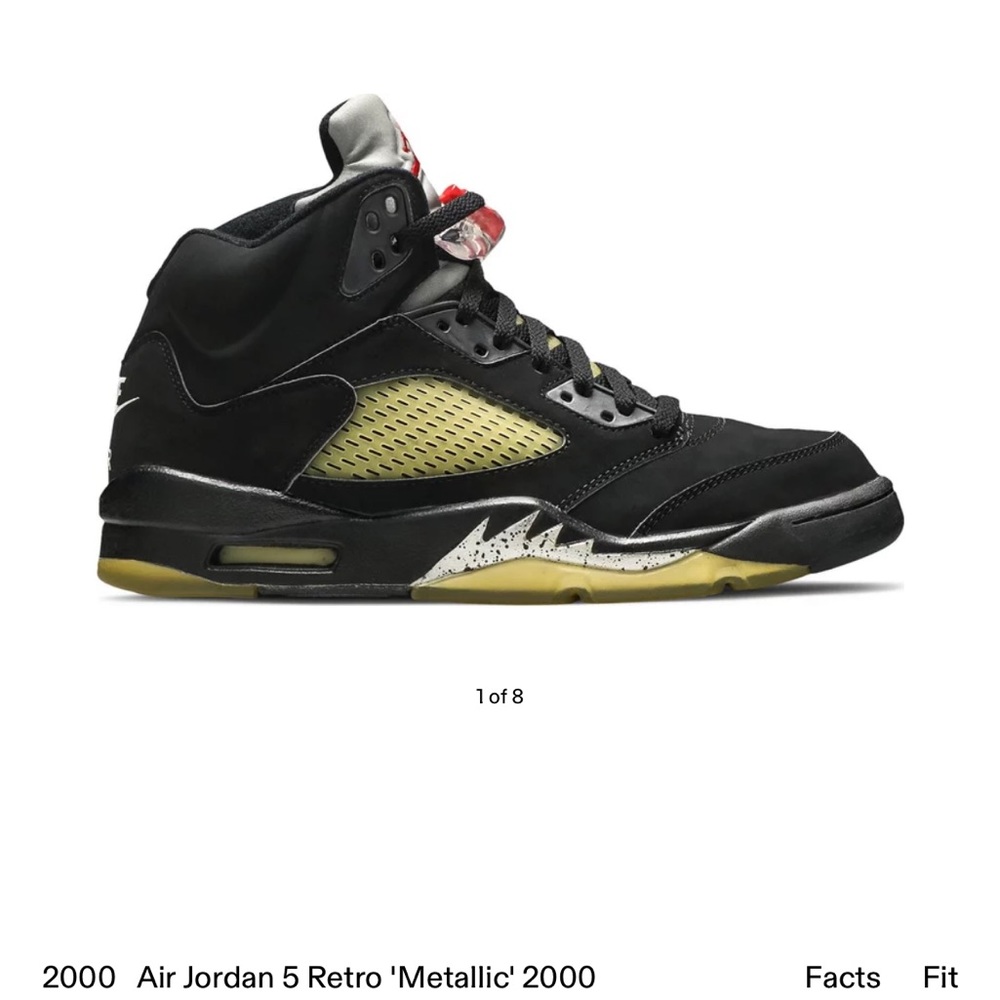Air Jordan 5 Retro 'Metallic' 2000